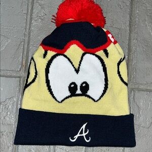 New Atlanta Braves Blooper Winter Beanie Cap Hat MLB 2021 SGA Kids Only Release